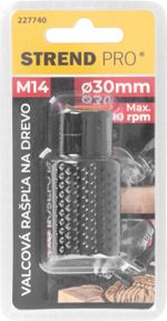 Reszelő Strend Pro RSP40, 30 mm, sarokcsiszolóhoz, fekete, henger alakú