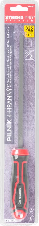 Reszelő Strend Pro Premium ComfortGrip DL624, 325 mm, négyszögletű