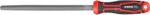 Reszelő Strend Pro Premium ComfortGrip DL625, 325 mm, háromszögletű
