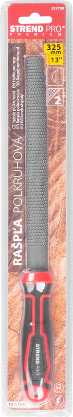 Reszelő Strend Pro Premium ComfortGrip DL651, 325 mm, félkör