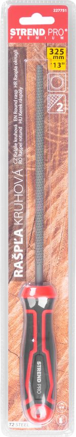 Reszelő Strend Pro Premium ComfortGrip DL652, 325 mm, kör
