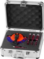 Lyukfúró készlet Strend Pro Premium, 6-8-10-12 mm, 1/4" Hex, gyémánt, koronafúrók, professzionális,