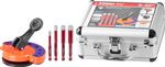 Hole Saw Set Strend Pro Premium, 6-8-10-12 mm, 1/4" Hex, diamond, core bits, professional, with dril