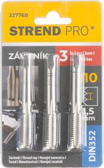 Menetfúró Strend Pro, M10, 1,5 mm, DIN352, csomag 3 db