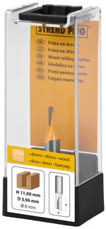 Fréza do dreva Strend Pro S6 mm, YC0102, frézka do hornej frézy, D3.96 H11.00