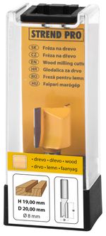 Marófej fához Strend Pro S8 mm, YC0206, felsőmaróhoz, D20 H19