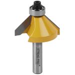 Wood Router Bit Strend Pro S8 mm, YC0603, for top router, D35.50 H15.9, 45°