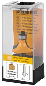 Wood Router Bit Strend Pro S8 mm, YC2207, for top router, D35.20 H16 R11.1