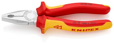 Klieste KNIPEX 03 06 180, 180 mm, VDE, combined