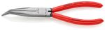 Pliers KNIPEX 38 21 200, 200 mm, semi-polished, bent, long jaws