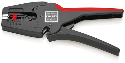 Klieste KNIPEX 12 42 195, 195 mm, 0.03-10.0mm, odblankovacie, automaticke, Multistrip 10