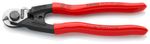 Olló KNIPEX 95 61 190, fogó, 190 mm, 5mm2-ig, acél sodronykábelhez