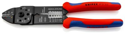 Klieste KNIPEX 97 21 215, 230 mm, 0.5-6.0mm/AWG 20-10, lisovacie