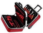 Case KNIPEX 98 99 15, "BIG Twin Move RED", electrician