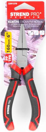 Fogó Strend Pro Premium ComfortGrip DL414, 160 mm, lapos orrú