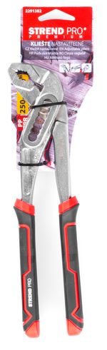 Pliers Strend Pro Premium ComfortGrip DL417, 250 mm, adjustable, for pipes