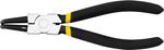 Pliers Strend Pro P0182B, 180 mm, for shafts and circlips, bent