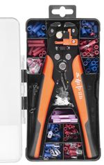 Pliers Strend Pro AWS 338, wire stripping + set of 230 pcs terminals