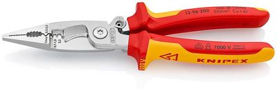 Klieste KNIPEX 13 96 200, 200 mm, multifunkcne, elektroinstalacne, VDE 1000V
