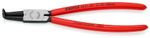 Pliers KNIPEX 44 21 J31, 40-100 mm, bent 90°, for internal retaining rings