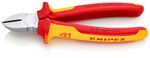 Pliers KNIPEX 70 06 180, 180 mm, cutting, diagonal, CrV, VDE 1000V