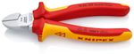Pliers KNIPEX 70 06 160, 160 mm, cutting, side, CrV, VDE 1000V