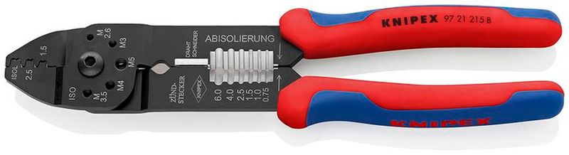 Kliešte KNIPEX 97 21 215 B – Lisovacie, 215 mm