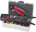 Sada KNIPEX 97 90 10, lisovacia, pre koncove dutinky s plast. objimkami