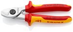 Cable scissors KNIPEX 95 16 165, pliers, 160 mm, up to 15mm/50mm2, VDE
