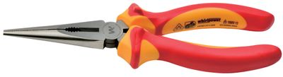 Insulated long nose pliers Whirlpower 200, DIN5745, VDE 1000V, GS