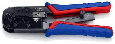 Klieste KNIPEX 97 51 10, 200 mm, lisovacie, RJ 10/11/12/45
