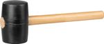 Rubber hammer 900 g Strend Pro, wooden handle