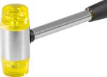 Hammer, silicone 07-801c-4, 40 mm, metal handle 29.5 cm
