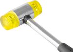 Hammer, silicone 07-801c-4, 40 mm, metal handle 29.5 cm