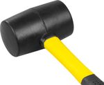 Kladivo Strend Pro HM211 340 g, gumené, BlackHead, kovová rúčka, TPR, dĺžka násady 290mm