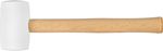 Strend Pro HM221 340 g, gumikalapács, WhiteHead, fanyéllel