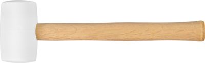 Rubber hammer whitehead  340 g Strend Pro, wood handle