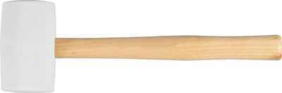 Rubber hammer whitehead  680 g Strend Pro, wooden handle