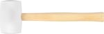 Strend Pro HM221 900 g, gumikalapács, WhiteHead, fanyéllel