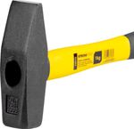 Hammer Strend Pro HM112 1000 g, machinist's, fiberglass handle, TPR, handle length 360 mm