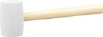 Hammer Strend Pro HM221 450 g, rubber, White Head, wooden handle, handle length 310 mm