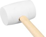 Hammer Strend Pro HM221 450 g, rubber, White Head, wooden handle, handle length 310 mm