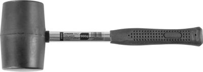 Strend Pro HM213 900 g, gumikalapács, BlackHead, fémnyéllel