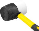 Hammer Strend Pro HM231 450 g, 300 mm, rubber, Black/White Head, fiberglass handle, TPR