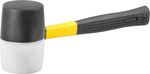 Kladivo Strend Pro HM231 900 g, gumené, BlackWhiteHead, sklolaminátová rúčka, TPR, dĺžka násady 320mm