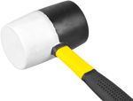 Kladivo Strend Pro HM231 900 g, gumené, BlackWhiteHead, sklolaminátová rúčka, TPR, dĺžka násady 320mm