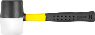 Strend Pro HM231 900 g, gumikalapács, BlackWhiteHead, üvegszálas nyéllel, TPR