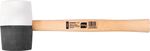 Hammer Strend Pro HM232 910 g, 320 mm, rubber, Black/White Head, wooden handle