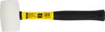Rubber hammer whitehead  450 g Strend Pro,metal handle with TPR grip