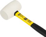 Strend Pro HM212 450 g, gumikalapács, WhiteHead, fémnyéllel, TPR